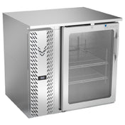 Victory VBB36HC-G-S - Back Bar Refrigerator, One-section, 36"W X 29-11/16”D X 34"H
