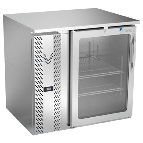 Victory VBB36HC-G-S - Back Bar Refrigerator, One-section, 36"W X 29-11/16”D X 34"H