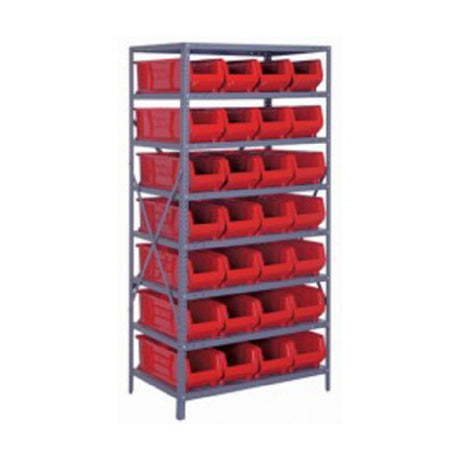 Quantum 2475-950_YELLOW - Shelving Unit, 24"D X 36"L X 75"H, Heavy Duty