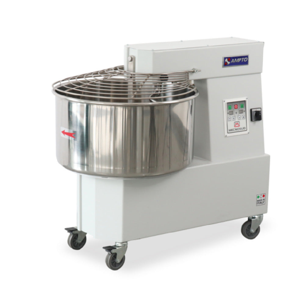 AMPTO TS44MD Spiral Dough Mixer 97 Lb Dough Capacity 66 Lb Flour Capacity