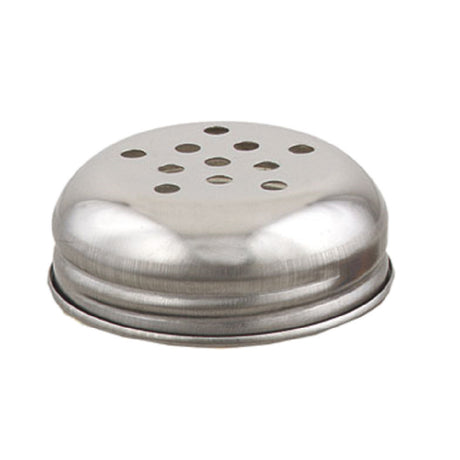 Alegacy Foodservice Products 801XT Cheese Shaker Top Only Perforated Stainless Steel