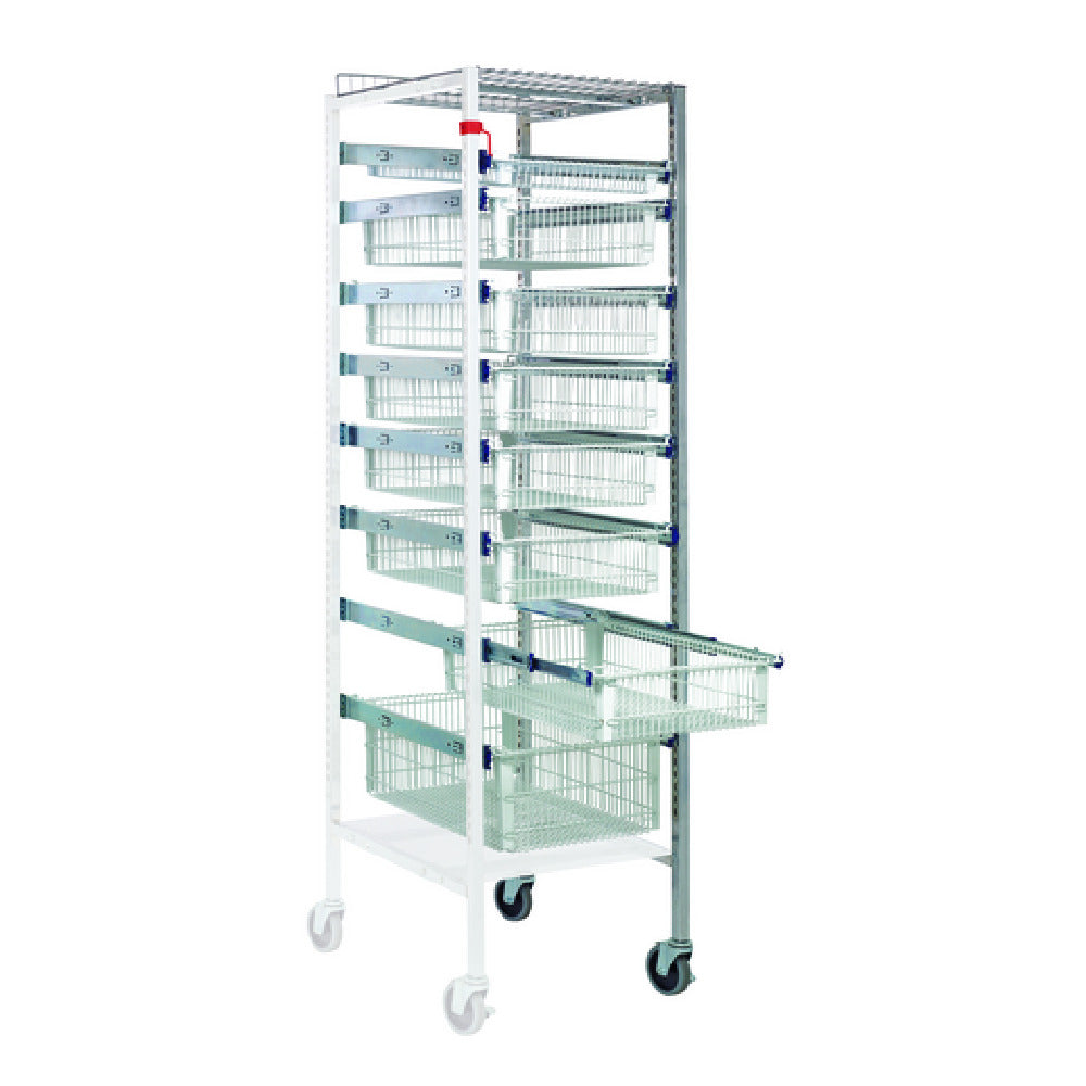 Quantum PS-A2475-8WB Partition Store Pull Out Basket Cart Add-On Unit With Wire Baskets