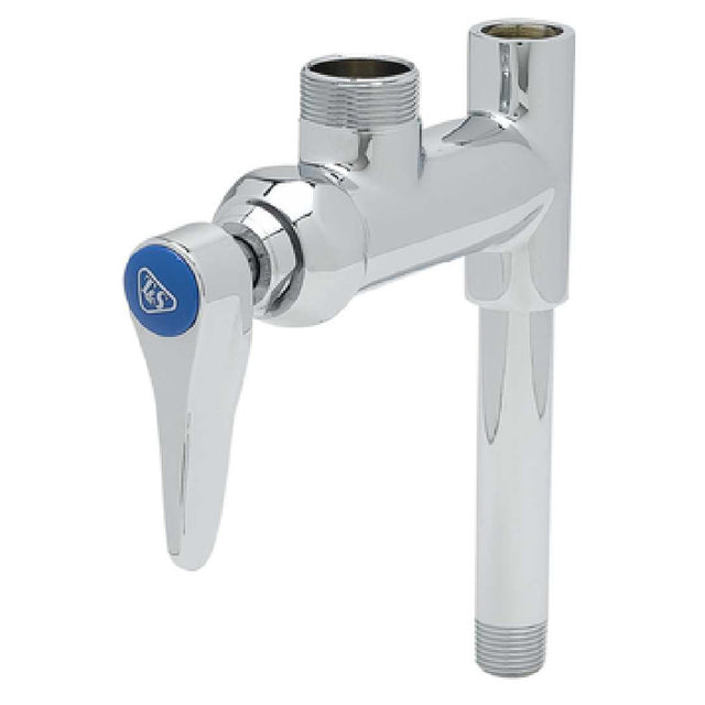 T&S Brass B-0155-01LN-M Add-On Faucet Without Nozzle Single Hole With 4" Nipple