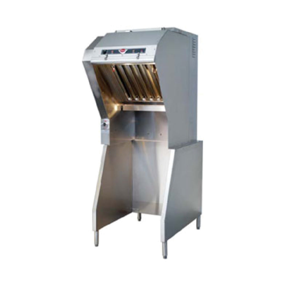 Wells WVU-26_208/60/1 Universal Ventless Hood 26" Cooking Zone 3-stage Filtration