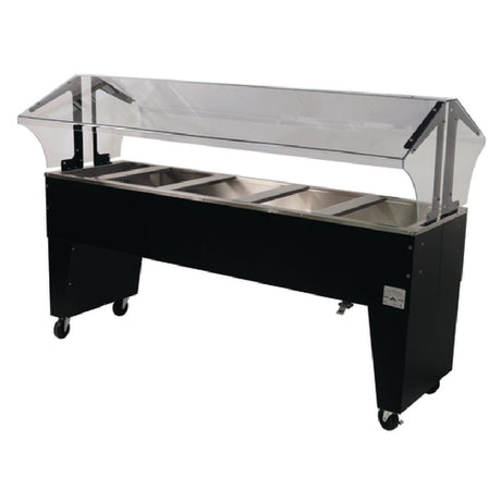 Advance Tabco B5-CPU-B Ice Cooled Portable Food Buffet Table 77-3/4"W X 35"D X 53"H