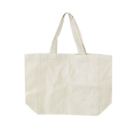 PacknWood 294COLUNCH2510 - Cotton Lunch Bag, 9.8"W X Gusset:3.9 X 9.8"H, (50 Pcs)
