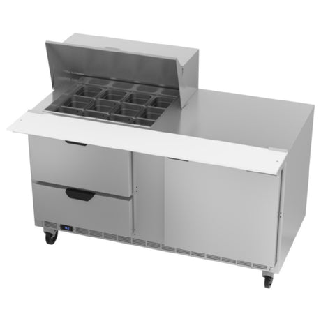 Beverage Air SPED60HC-12M-2 Mega Top Refrigerated Counter Two-section 60"W