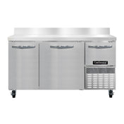 Continental Refrigerator RA60SNBS Refrigerated Base Shallow Depth Worktop Unit