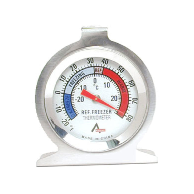 Admiral Craft FT-2 Freezer/Refrigerator Thermometer 2" Round Dial Impact-resistant