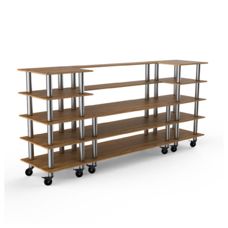 Steelite MGCMLB04BSXW - Bread & Pastry Station, 130.0" X 29.5" X 60.5", Modular