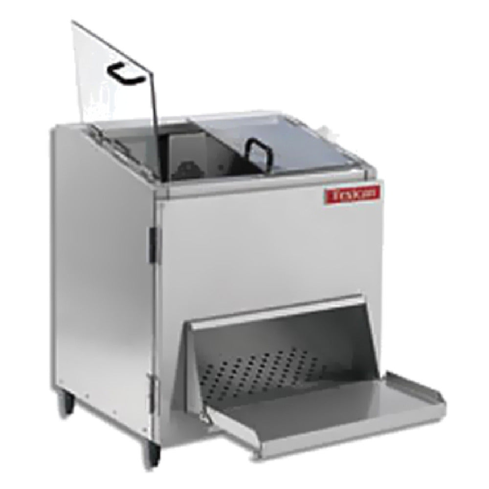 Texican Specialty CD-45 "Chip Master" Tortilla Chip Dispenser Countertop 22 Gallon Chip Capacity