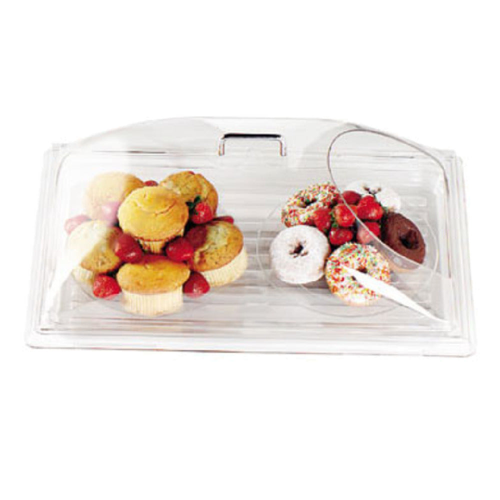 Cambro DD1220ECW135 Camwear® Display Dome Cover 21-7/8"W X 14-3/4"D X 8"H Fits 12" X 20" Tray