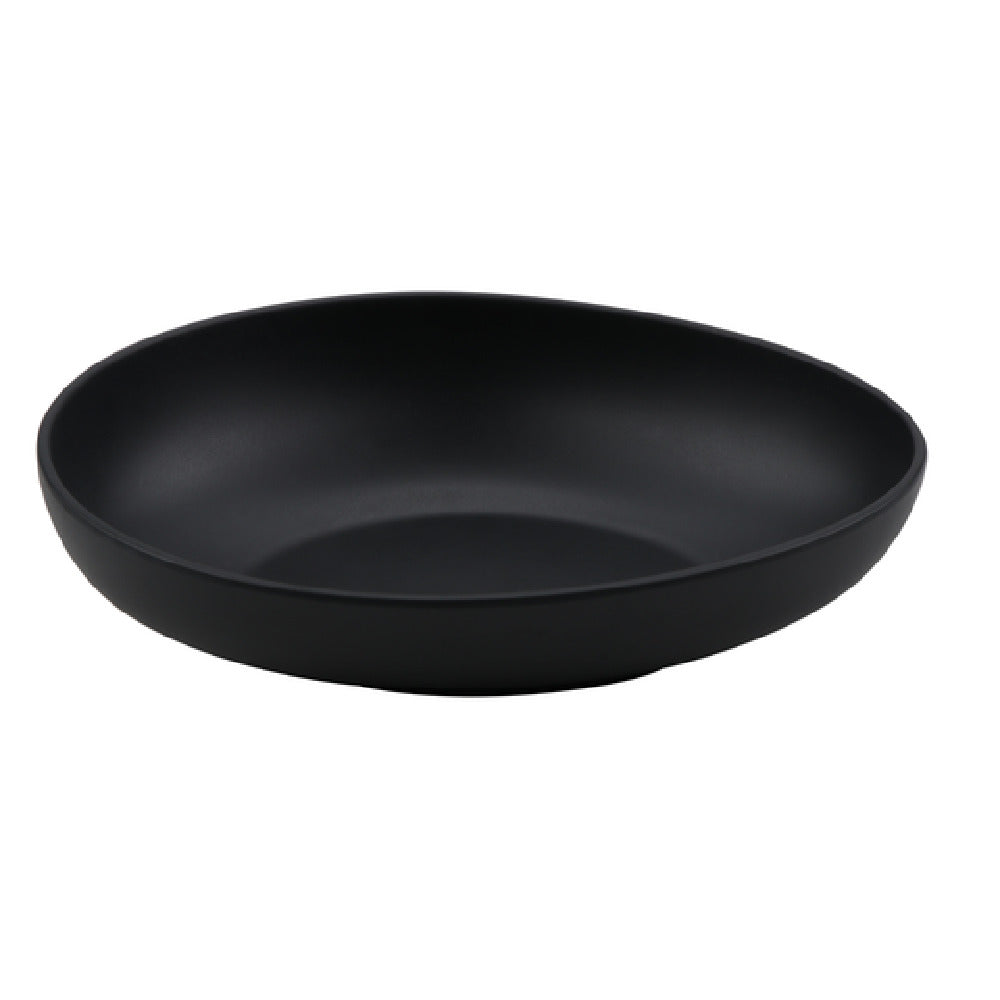 GET Enterprises B-5000-DG Riverstone Entrée Bowl 50 Oz. (60 Oz. Rim Full) 10-3/4"L X 8"W X 2-5/8"H