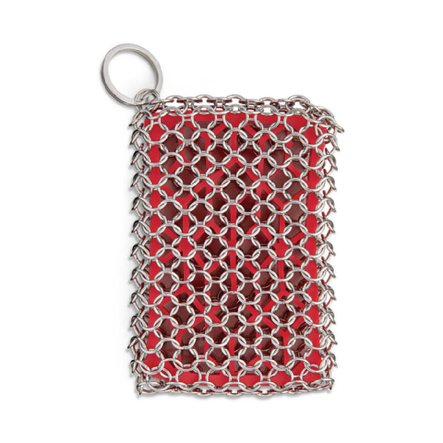 Harold Import Co. 43911 HIC Kitchen Chainmail Cast Iron Scrubber For Cast Iron Pans And Griddles Only