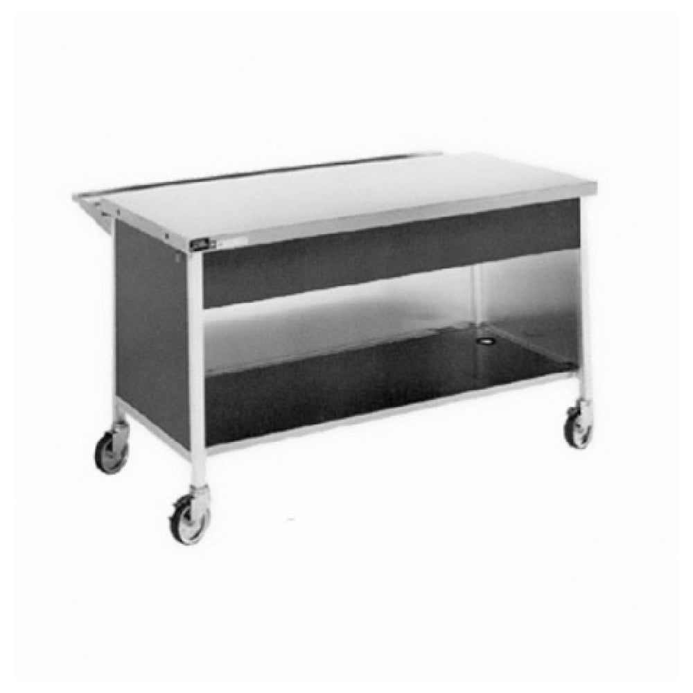 Atlas Metal CAFT-1 Utility Solid Top Serving Counter 24"L Stainless Steel Solid Top