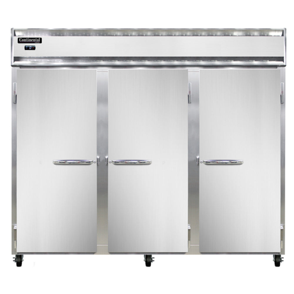 Continental Refrigerator 3FENSS Extra-Wide Freezer Reach-in 85-1/2"W