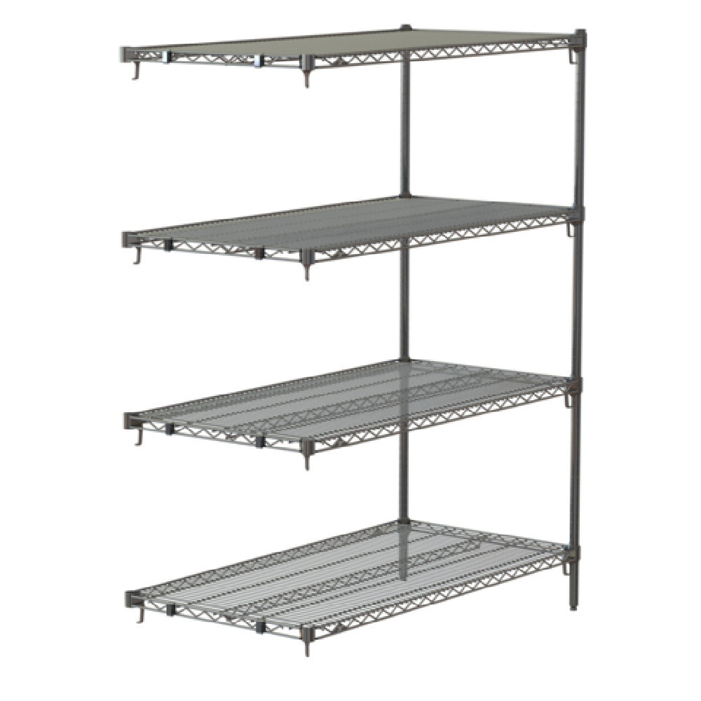 Metro AA556C Super Adjustable Super Erecta® Add-On Shelving Unit 48"W X 24"D X 63 H (4) Wire Shelves