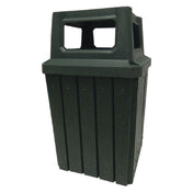 Hubert 97042 - Trash Receptacle, 52 Gallon, 23-1/2" X 23-1/2" X 29"H