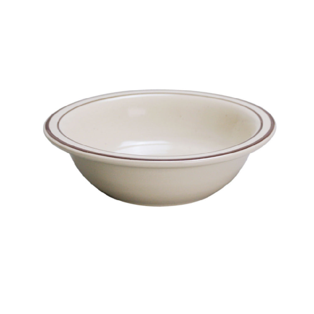 Yanco BR-10 Brown Speckled Grapefruit Bowl 13 Oz. 6-3/8" Dia.