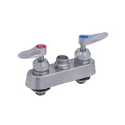 T&S Brass S-1110-CR-LN EverSteel Workboard Faucet 4” Deck Mount Mixing Faucet With Body