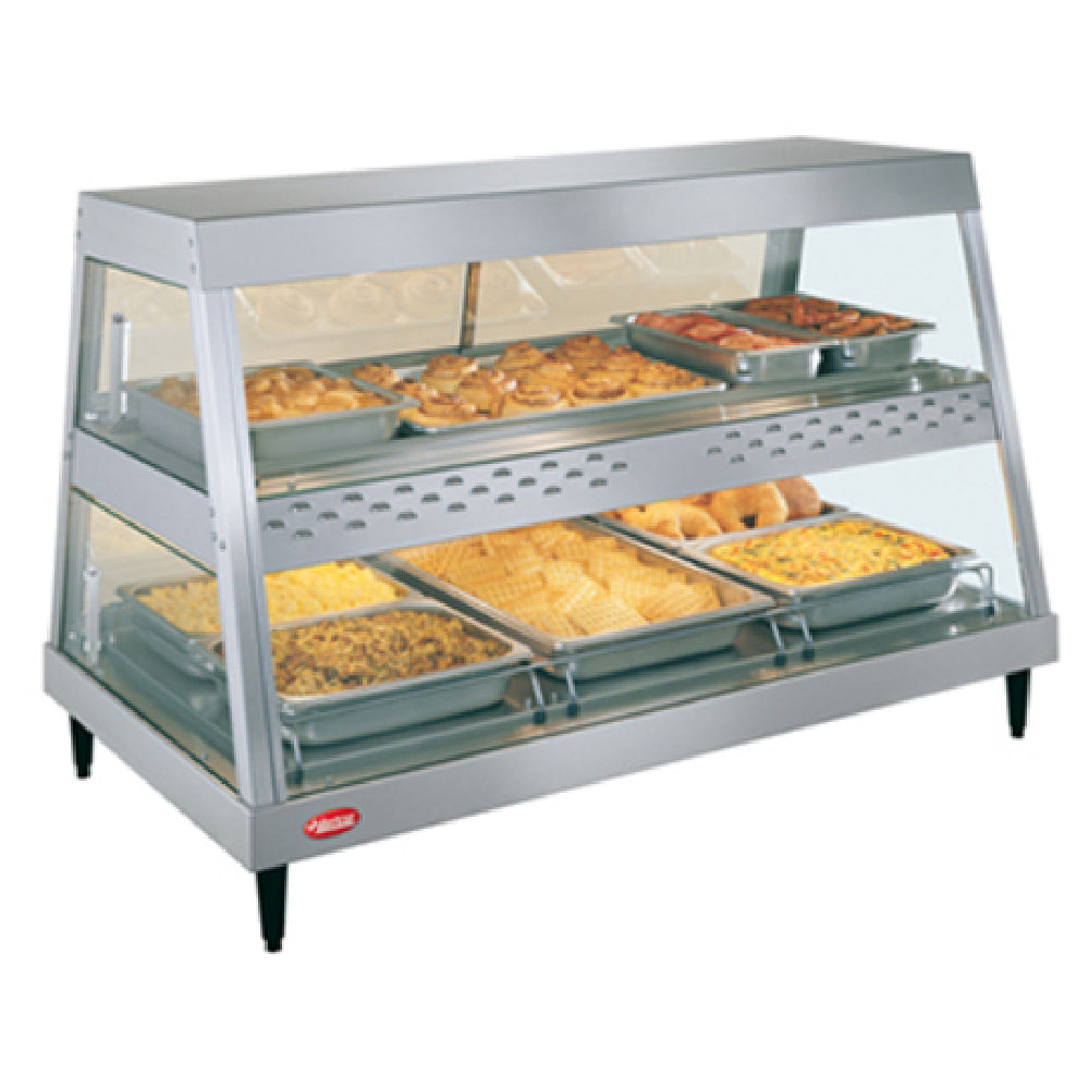 Hatco GRHD-3PD_120/60/1 Glo-Ray® Heated Display Case Countertop See-thru Design