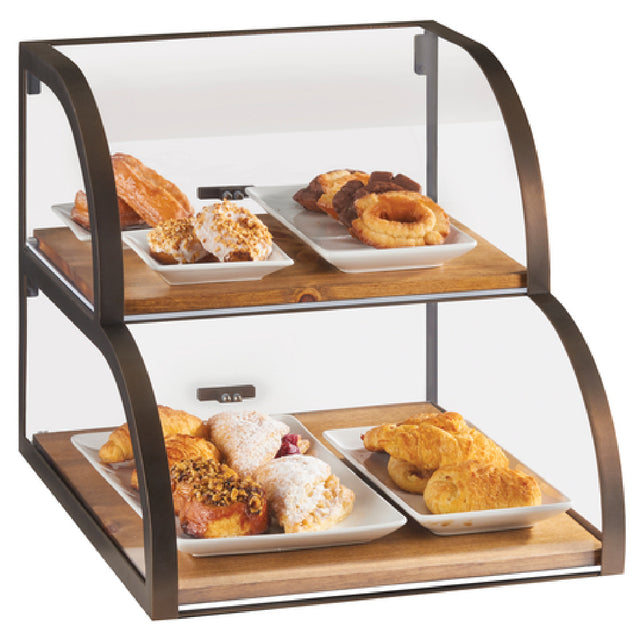 Cal Mil 3931-S-84 Sierra Display Case 19"W X 22"D X 18-1/2"H 2-tier