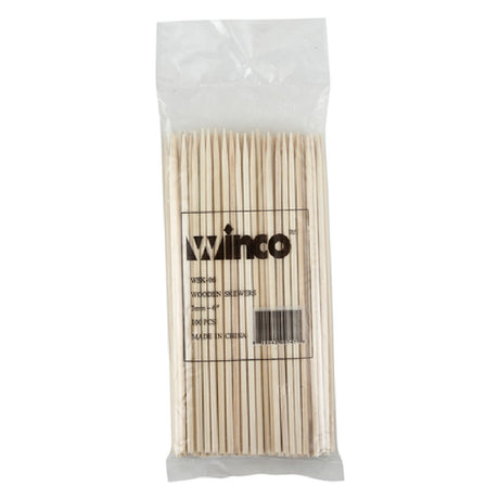 Winco WSK-06 Skewers 6" Bamboo (100 Pieces Per Bag Qty Break = 30 Bag)