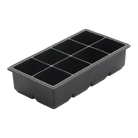 Winco ICCT-8R Ice Cube Tray (8) 2" Square Compartments Silicone