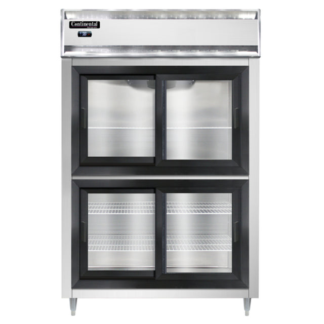 Continental Refrigerator D2RSNSGDHD Designer Line Refrigerator Reach-in Two-section