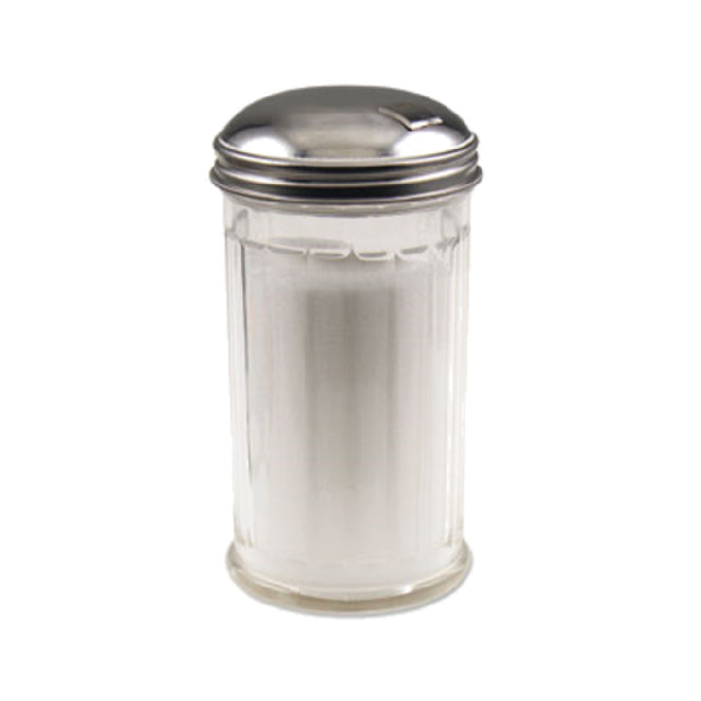 Alegacy Foodservice Products 57T Sugar Pourer Top Only Self-closing Side Lid Stainless Steel