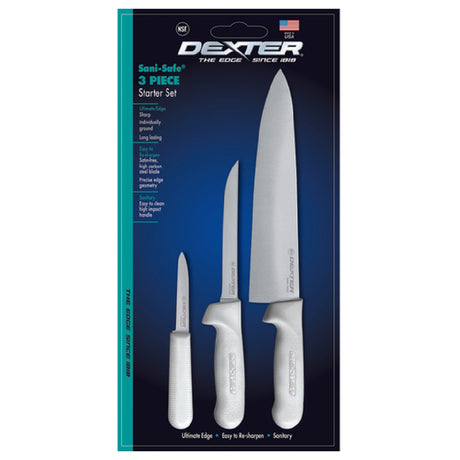 Dexter Russell 3 PC. CUTLERY SET Sani-Safe® (20393) Cutlery Set 3 Piece 10" Cooks Knife