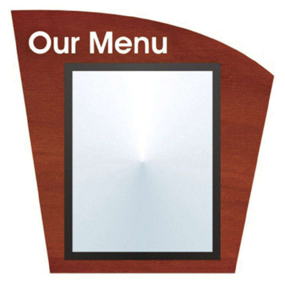 Hubert 47610 - Menu Board, 1-pocket, Wall-mount