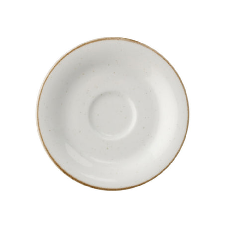 GET Enterprises PA1605800324 Cappuccino Saucer 6-1/4" Dia. Porcelain
