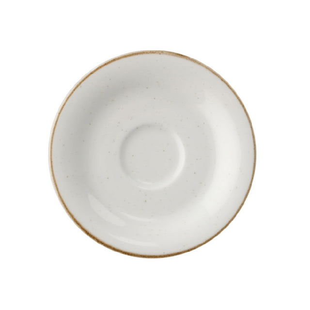 GET Enterprises PA1605800324 Cappuccino Saucer 6-1/4" Dia. Porcelain