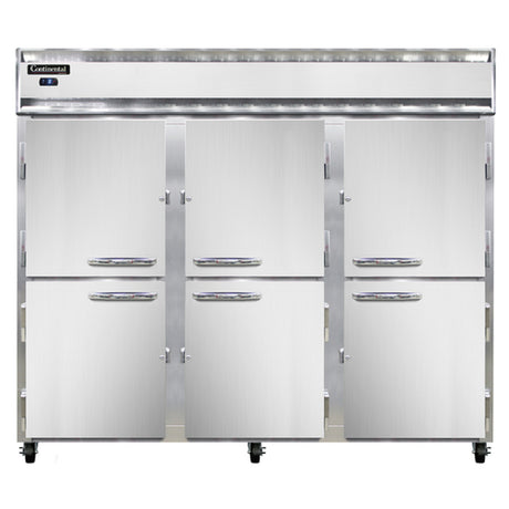 Continental Refrigerator 3FESNSSHD Extra-Wide Freezer Reach-in 85-1/2"W