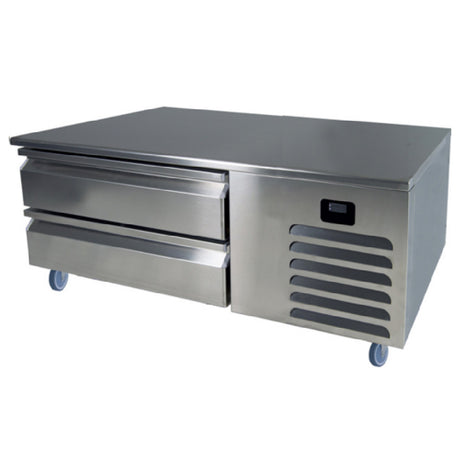 QualServ (Middleby) UCFB560-SS61A - Freezer Base, Self-contained Refrigeration, (2) Drawers Hold (2) 12"x20"x4" Pans