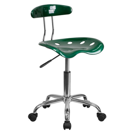 Flash Furniture LF-214-GREEN-GG Vibrant Swivel Task Chair 29-1/4" To 34-3/4" Adjustable Height