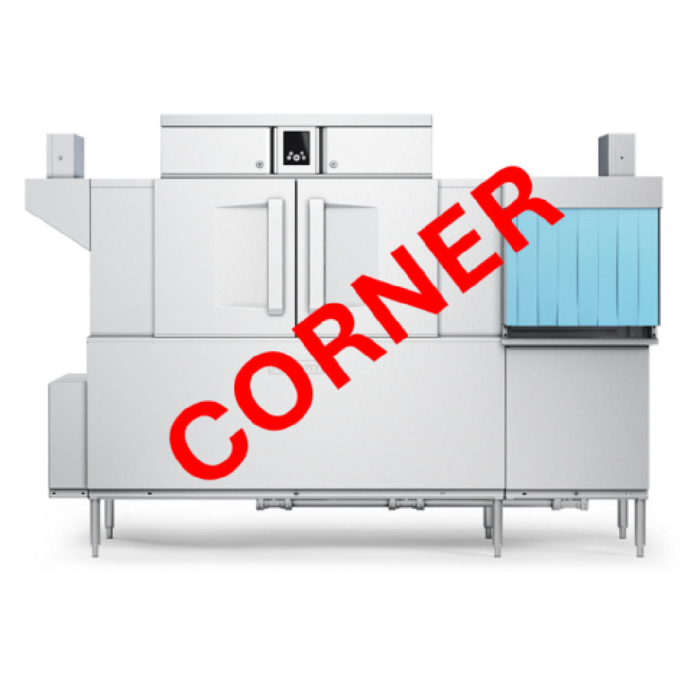 Hobart CL86C-DWR+BUILDUP Conveyor Dishwasher (2) Tank With CORNER Scrapper