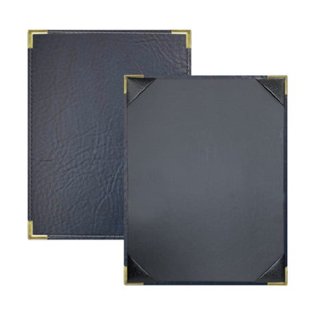 Risch HARST-1V 8.5X11 Harley Deluxe Padded Antibacterial/antimicrobial Faux-leather Menu Cover (specify Color)