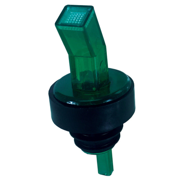 Spill-Stop 313-04 Ban-M Screened Pourer® Green With Black Collar Made In USA (packed One Dozen Per Poly Bag One Gross Of One Color Per Box = 144 Each Minimum Order 1 Gross)