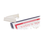 Menu Solutions IN253 Invis-A-Grip Menu Strip 1/2" Wide X 1-1/2" Long Clear Plastic