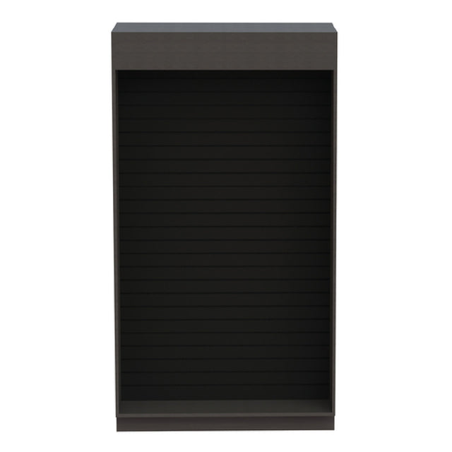 Hubert 58990 - Expressly Hubert® Micro Market Slatwall Snack Kiosk, 48"W X 26 3/4"D X 88"H