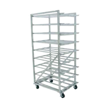 Advance Tabco CR10-162M Can Rack Mobile Design With Casters With Sloped Glides For Automatic Can Retrieval