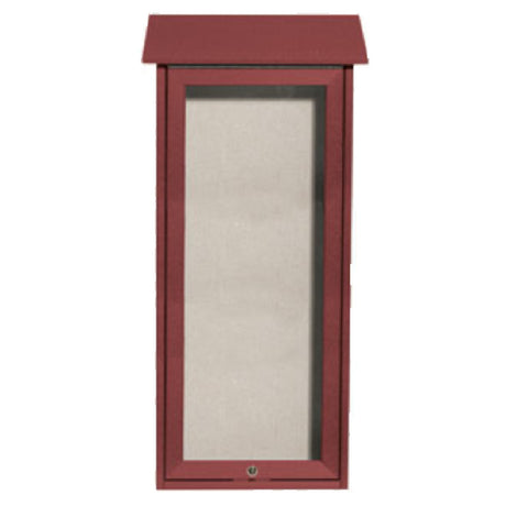 Aarco OPLD3416-7 Slimline Message Center 16"W X 34"H Wall Mounted