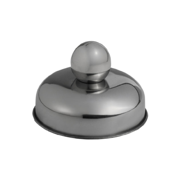 Steelite 7347MW125 Stainless Steel Lid (For Putting Out Fire) 3.125" X 3.125" X 1.75"