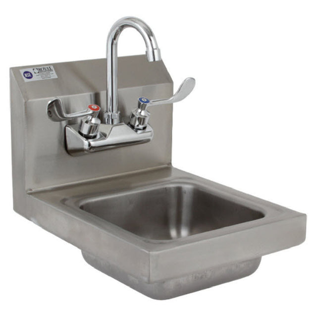 Royal Industries ROY HSW 12 Space Saver Hand Sink Wall Mounted 9" X 9" X 5"D Bowl Size