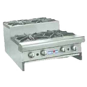 American Range SUHP-24-4 - Culinary Series Step-Up Hotplate, Gas, 24"