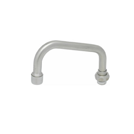 T&S Brass S059X EverSteel Faucet Stainless Steel 6" Swing Nozzle With Stream Regulator Outlet. Certified To ASME A112.18.1/CSA B125.1