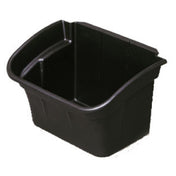 Rubbermaid FG335488BLA - Utility Bin, 4 Gallon, 17"W X 12-1/8"D X 10-1/2"H