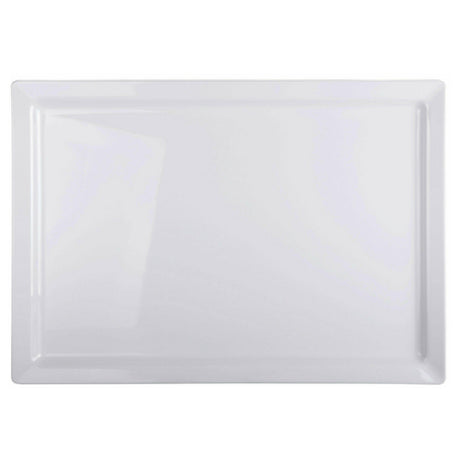 GET Enterprises M1420-W Elite Global Solutions Serving Platter 20"L X 14"W X 1-1/8"H Rectangular